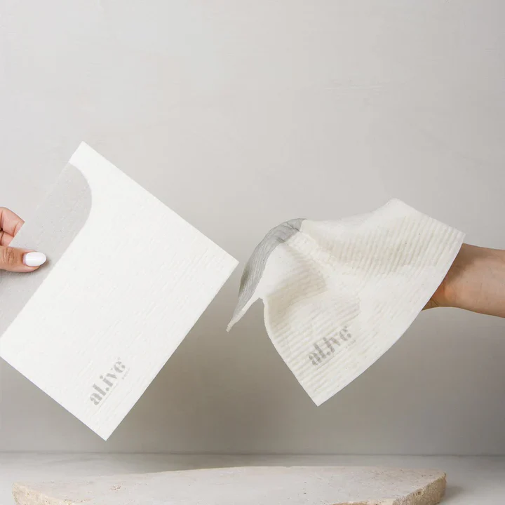 ALI.VE BODY - BIODEGRADABLE DISH CLOTH | PACK OF 2 - Image 5
