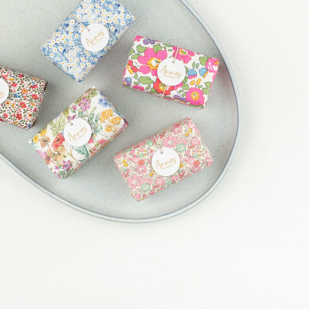 ANNAS OF AUSTRALIA - LIBERTY PRINT FABRIC WRAPPED SOAP - Image 3